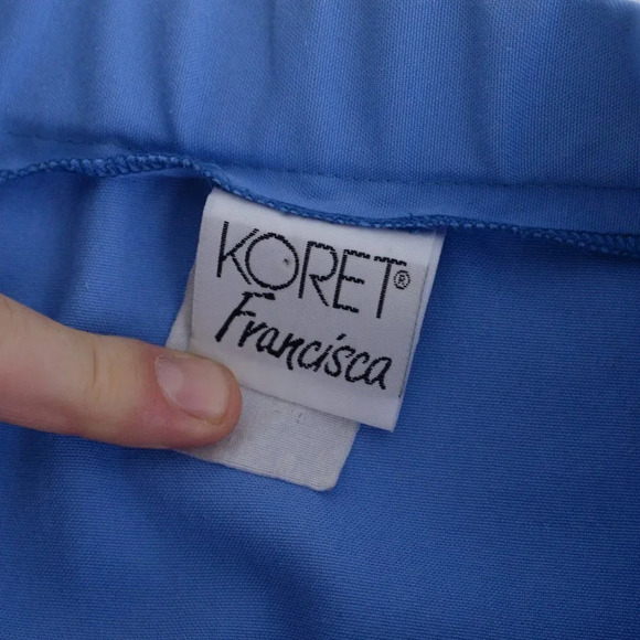 Vintage Koret Baby Blue Button Down Midi Skirt - Picture 11 of 11